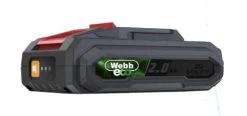 Webb Eco WEV20TILB2 20V Cordless Tiller (with 2Ah Battery & Charger) -Lawn Mower Shop webb eco 20v 2ah battery small